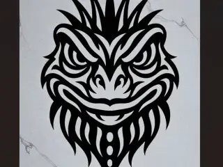 iguane wall art