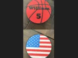 Basketball USA keychain-0