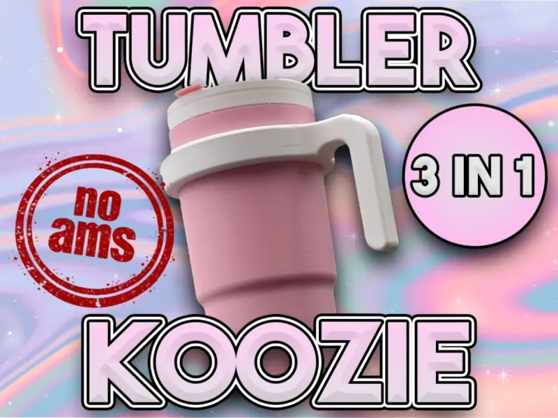 Tumbler koozie 3 in 1