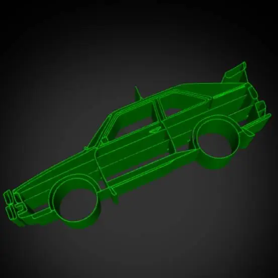 Audi Quattro S1 Silhouette Wall Art