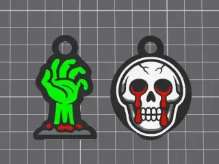 Halloween Keychain Pack3