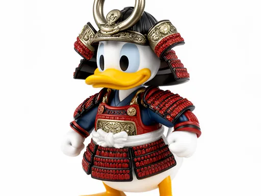 Donald Duck Samurai Ring Figure