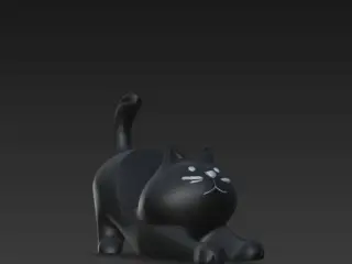 Soporte básico para celular de gato