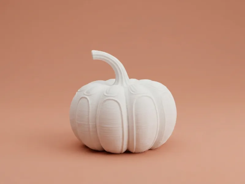 Klassischer Herbstkürbis – Herbst- & Halloween-Deko