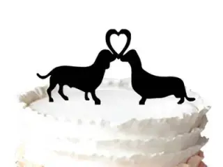 weenier dogs for wedding cake
