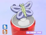 Soda Tab Opener Keychain wasp balloon-0