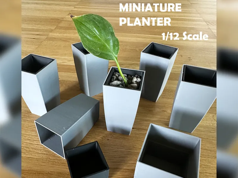 Miniature Planter 1/12 scale