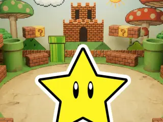 Mario Bros 3D Figures – Star