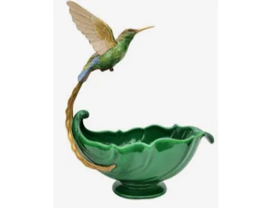 Emerald Hummingbird Bowl