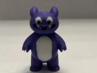 Purple Monster Keychain