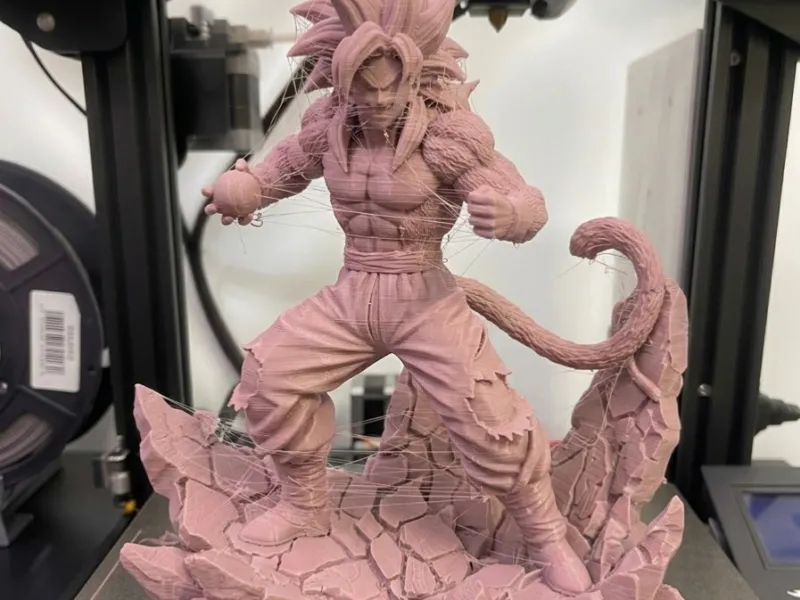 Goku Super Saiyan 4 STL Dragon Ball GT Figure 3D Print Model