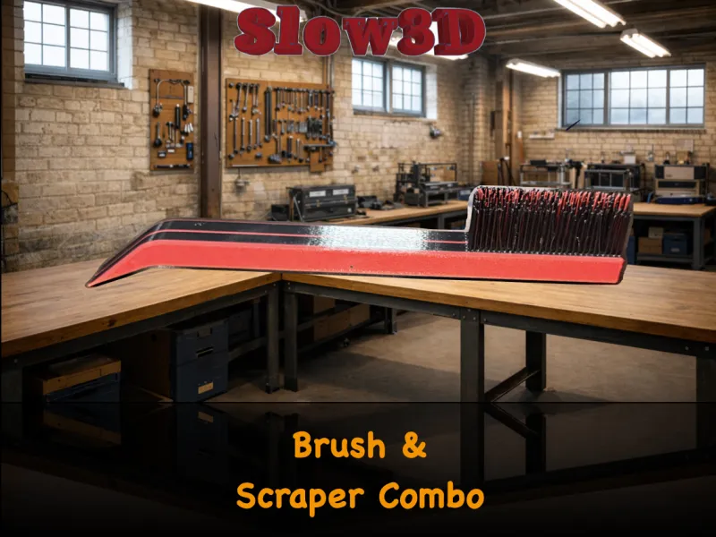 S3D Borstel & Schraper Combinatiegereedschap