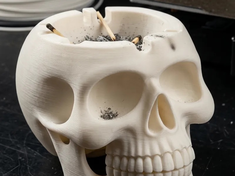 Gothic Skull Ashtray