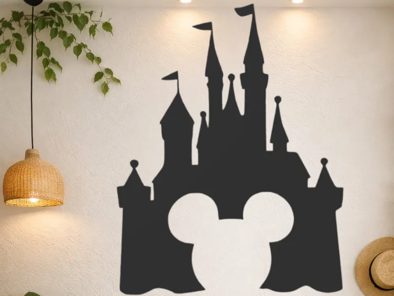 Silueta castillo Disney