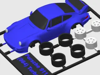 RWB Porsche 911 (964) Turbo kit card
