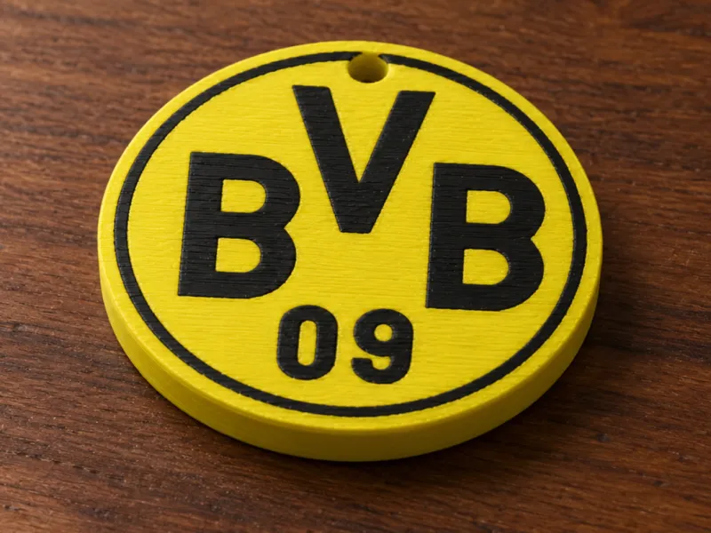 Borussia Dortmund sleutelhanger v2