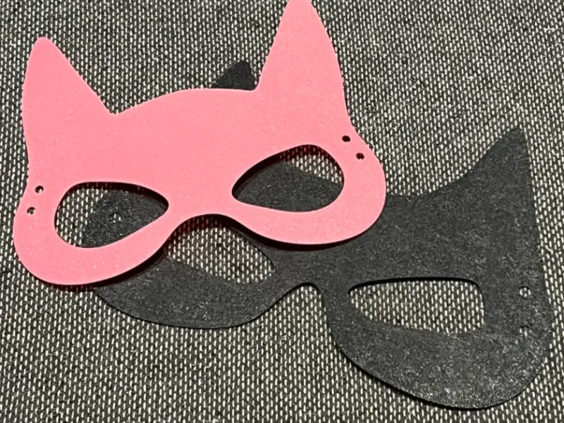 Fast-Print Cat Mask - Halloween & Carnival