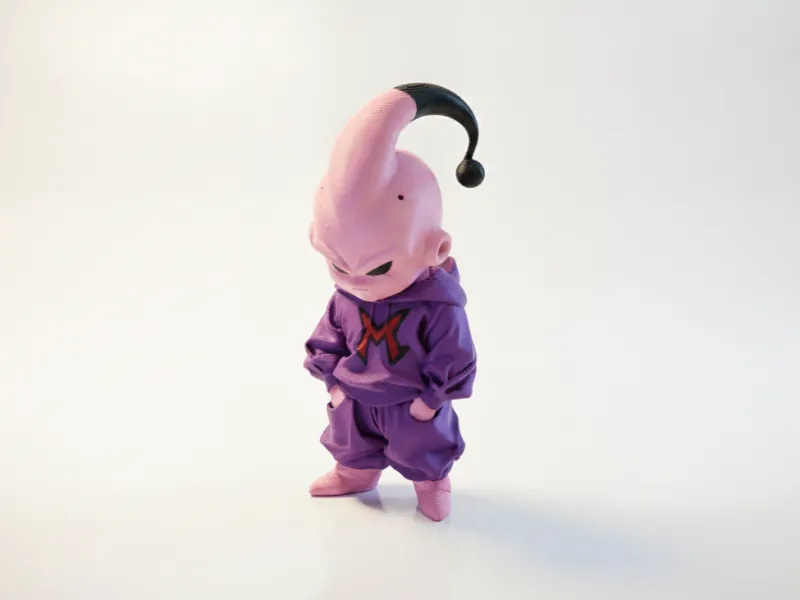 キッド魔人ブウ フィギュア アニメ 3Dプリント可能