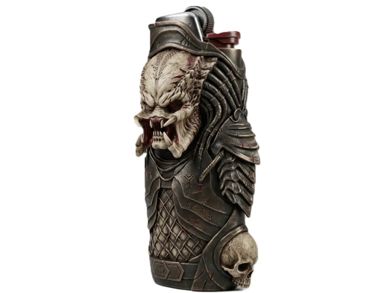 Feuerzeug-Etui für BIC J6 im Predator-Stil