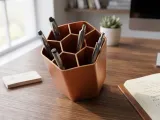 Hexagonal Organizer / Holder at an angle-0