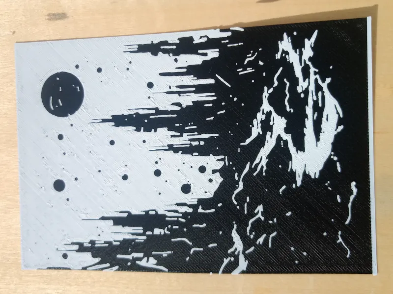 Mondes lointains Peinture 01