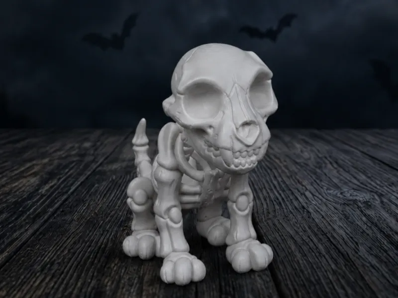 ボーンズ スケルトンパピー - ハロウィンデコレーション