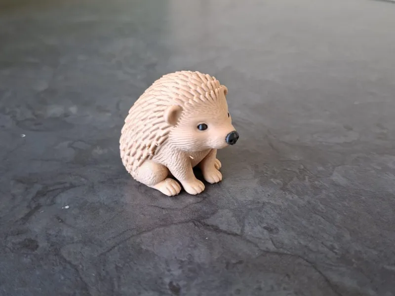 Fröhlicher kleiner Igel, schneller Druck