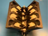 FlatPlane V8 Engine Model-0