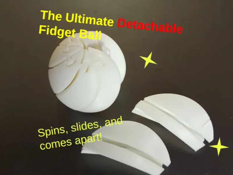 A Definitiva Bola Flexível de Slime Desmontável