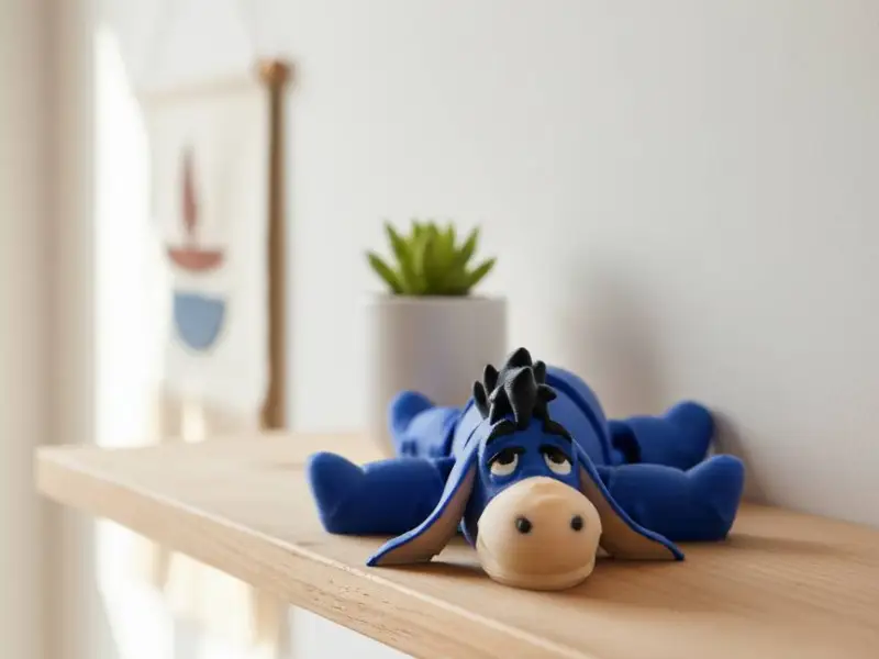 Flexi Eeyore Toy - Articulated Desk Companion