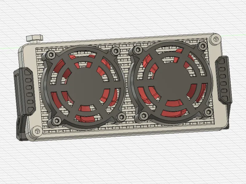 radiator for rc crawler 1/10
