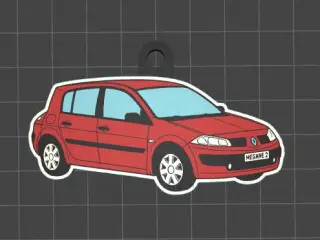 Renault Megane II Hatchback Keychain