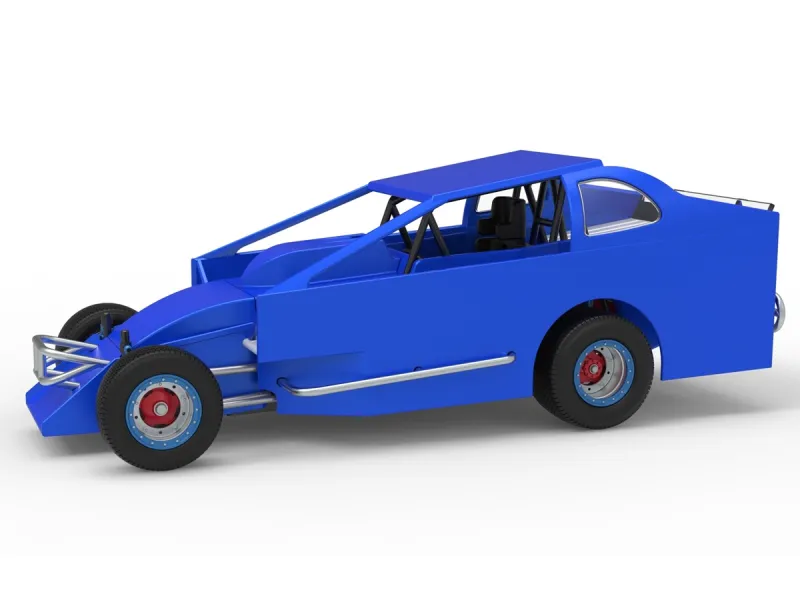 Northeast Dirt Modified stock car Version 2 Scale 1:25