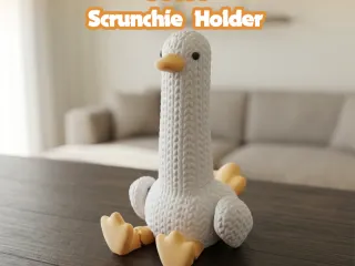 Goose, Scrunchie holder, Flexible