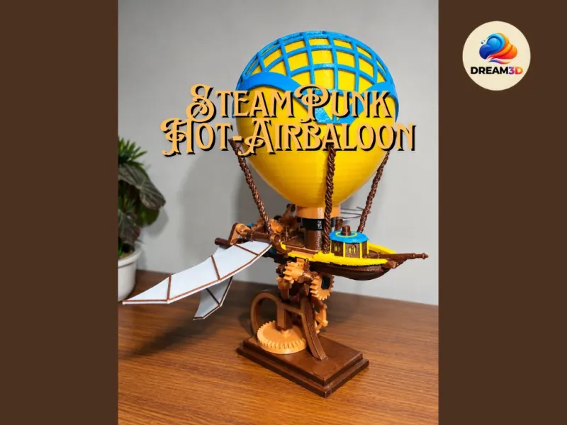 Steampunk Hot-air balloon Airship
