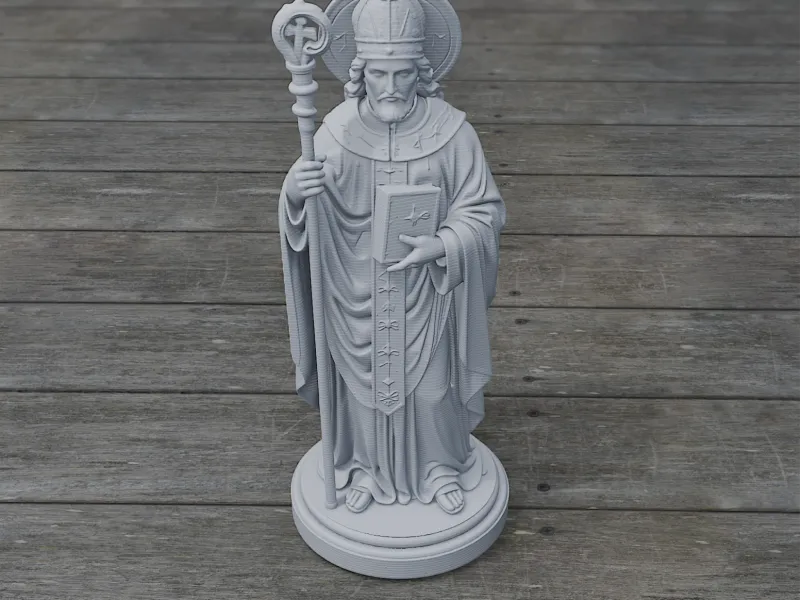Sint Anselmus van Canterbury - Devotiebeeld