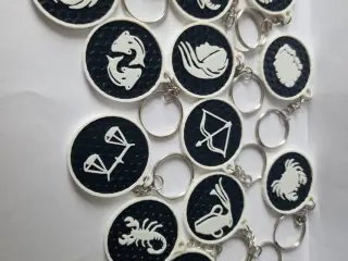 All zodiac keychain