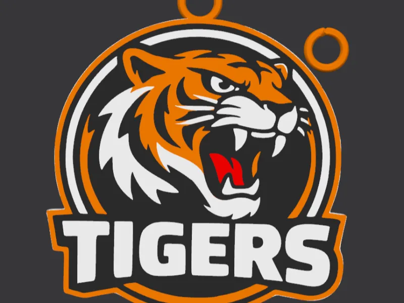🔥 TIGERS HYPE CHAIN PENDANT 🔥(Facedown print)