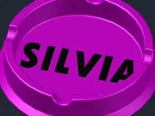 cenicero simple silvia