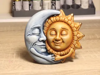 Moon and sun in love