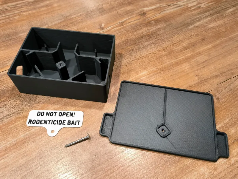 Rodenticide Bait Station – Portion & Soft Bait
