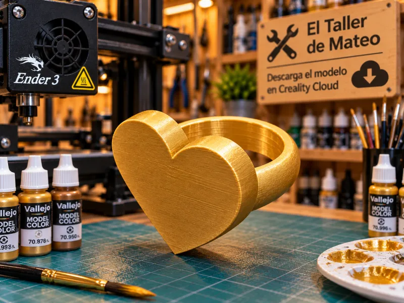 Bague Cœur d'Amour – L'Atelier de Mateo
