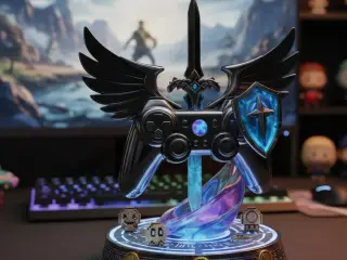 Gaming Shrine: The Hero’s Quest Trophy