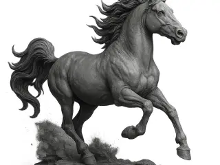 Beautiful horse for the horse year