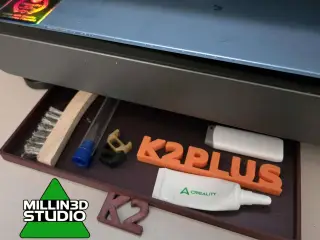 Simple Creality K2 combo Under machine storage Tray