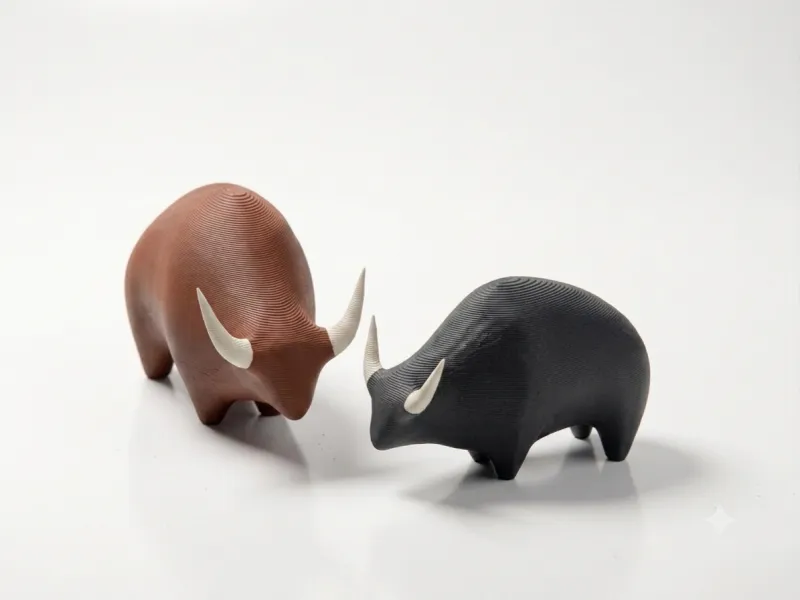 Charming Simple Bull Decorative Sculpture