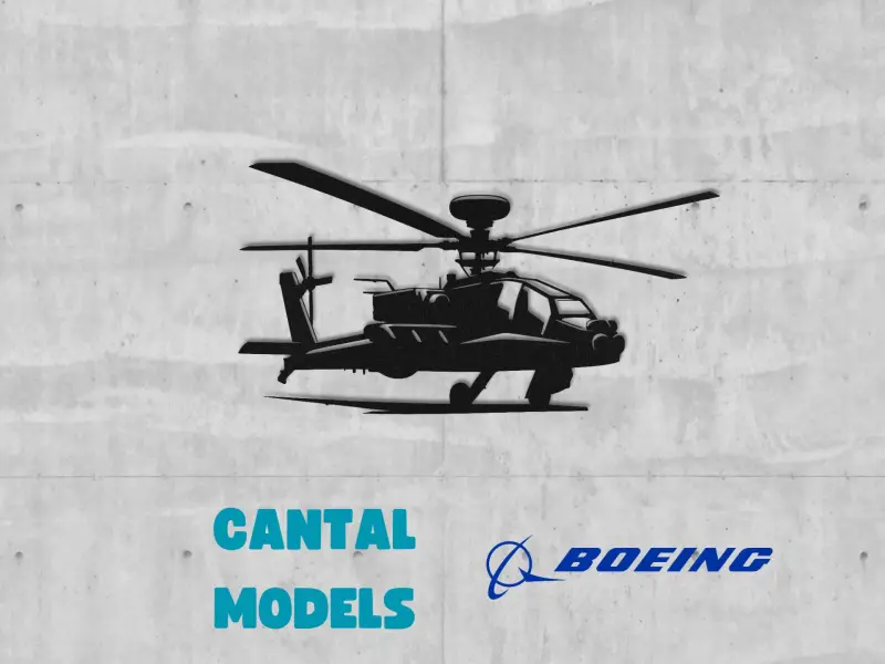 AH-64 APACHE ATTACK HELICOPTER #1 | 2D WALL ART