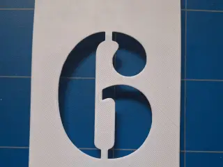 Stencil numbers 0-9