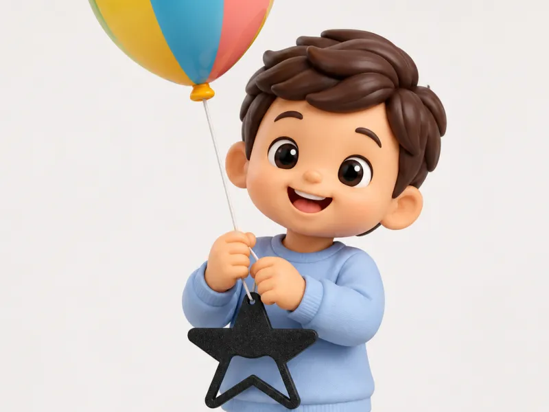 Soporte para globos estrella