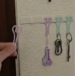 key holder shopping cart